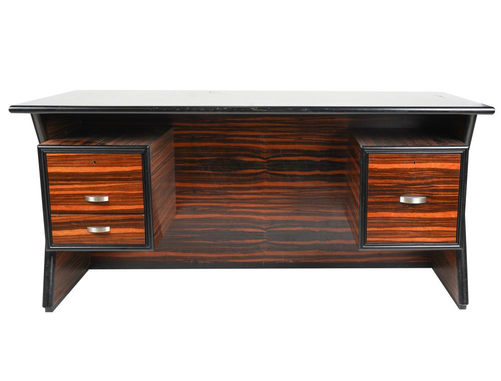 MODERNIST EBONIZED ZEBRAWOOD 33018e