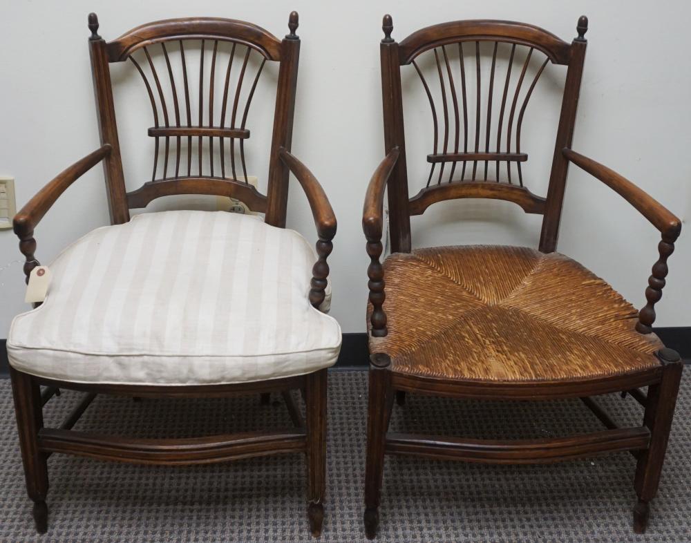 PAIR OF FRENCH PROVINCIAL TURNED