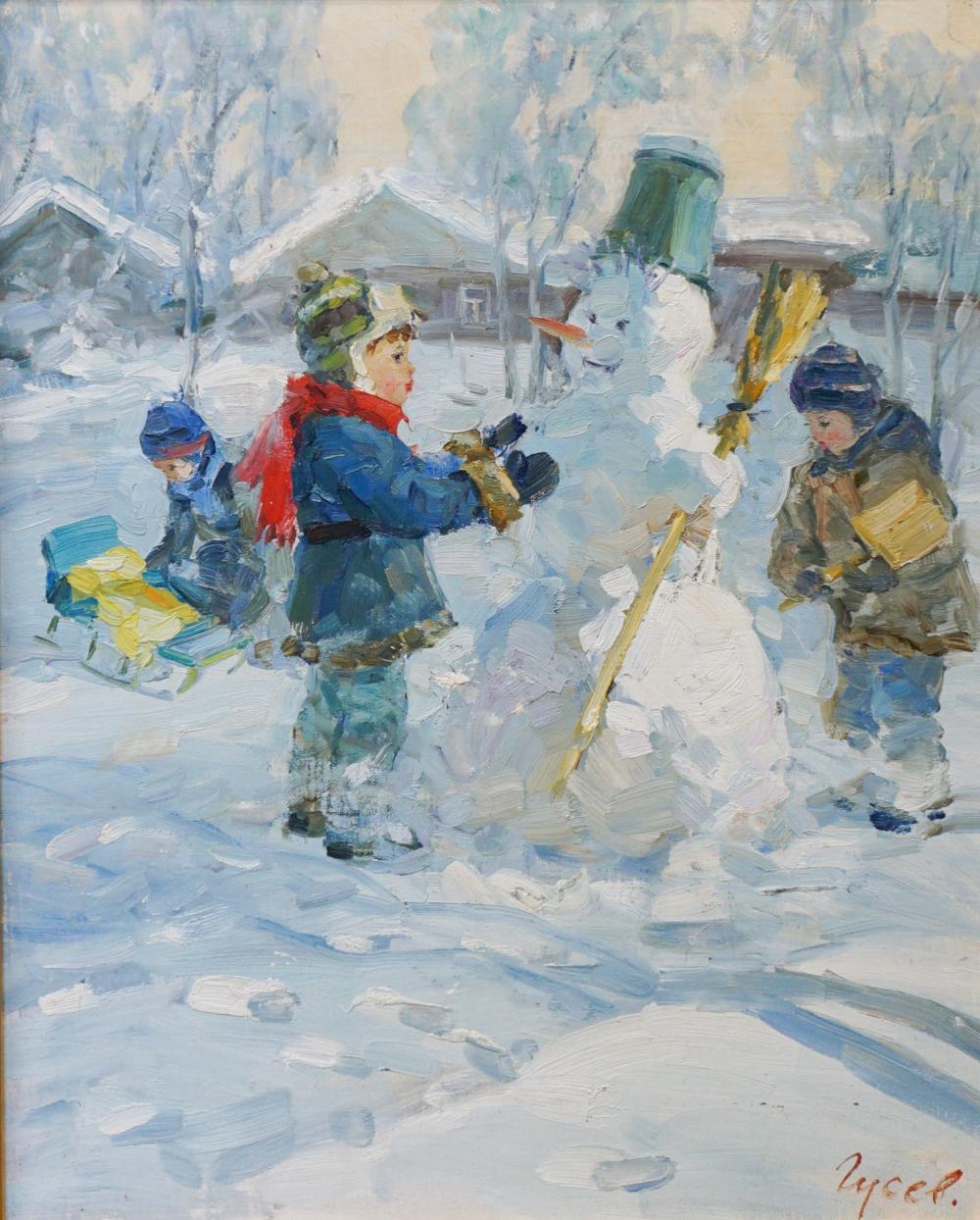 VLADIMIR GOUSSEV (RUSSIAN B 1957), BUILDING