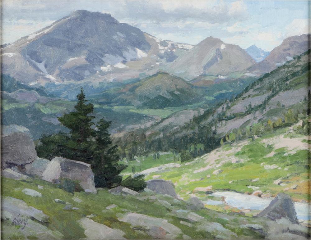 RALPH EDWARD OBERG B 1950 LANDSCAPEoil 3301f2