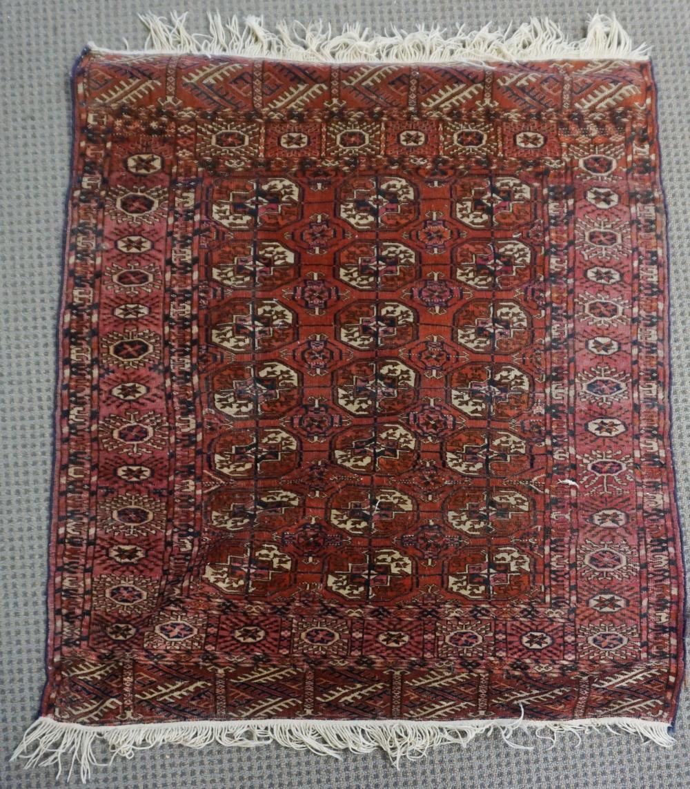 BOKHARA RUG, 4 FT. 2 IN. X 3 FT.