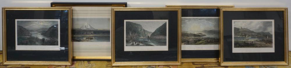 VARIOUS AMERICAN SCENES, FIVE ETCHINGS