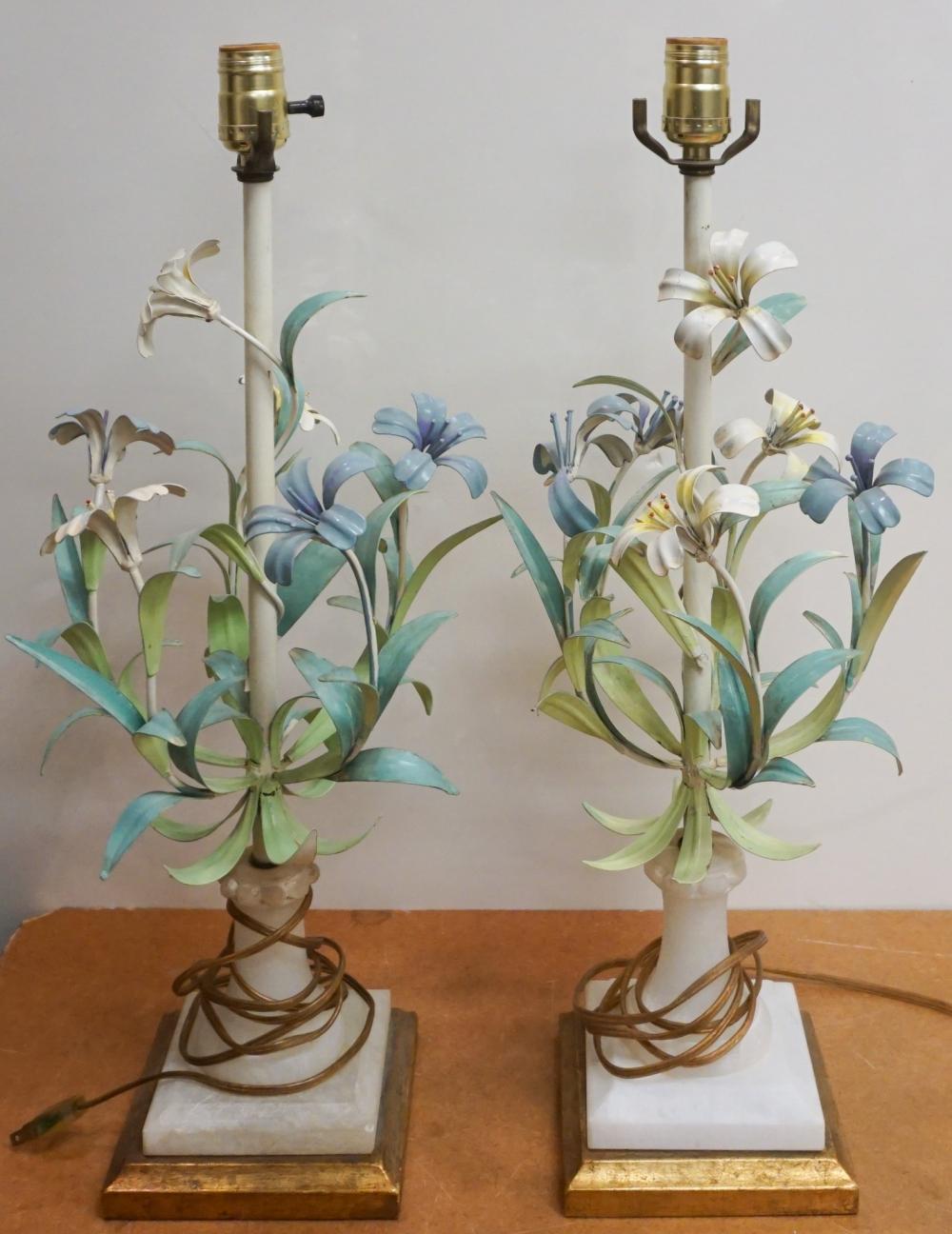 PAIR OF ITALIAN ENAMEL DECORATED 330257