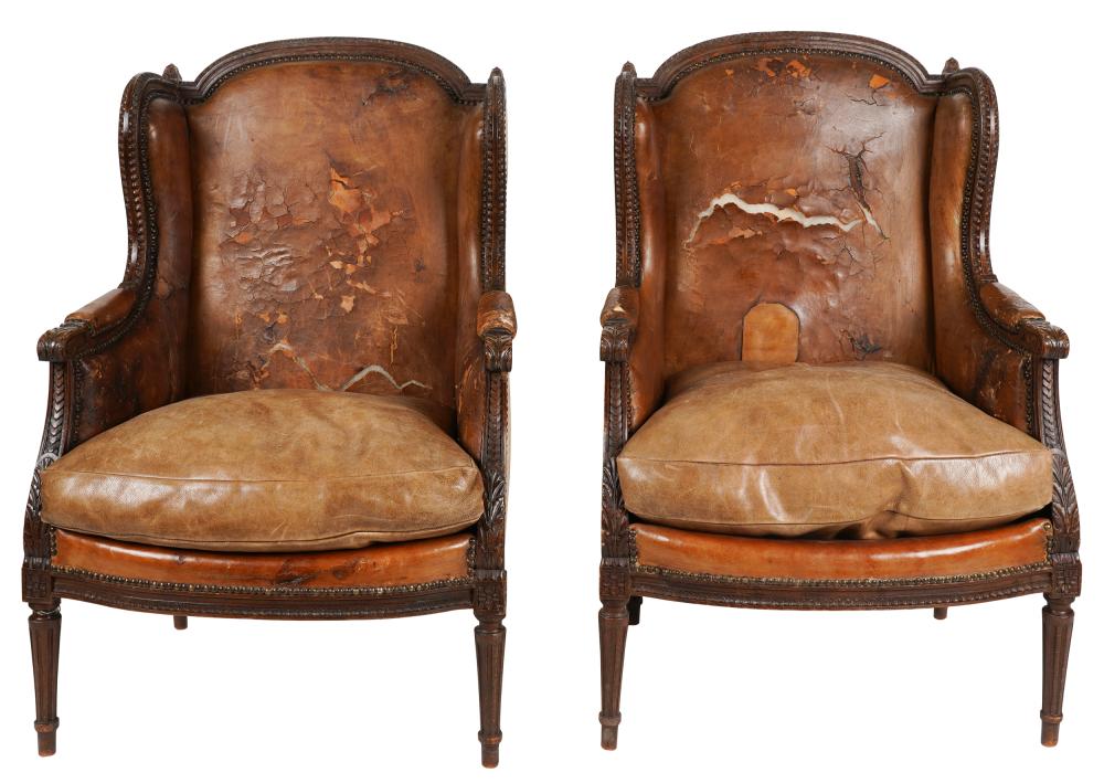 PAIR OF LOUIS XVI STYLE BERGERES 330266