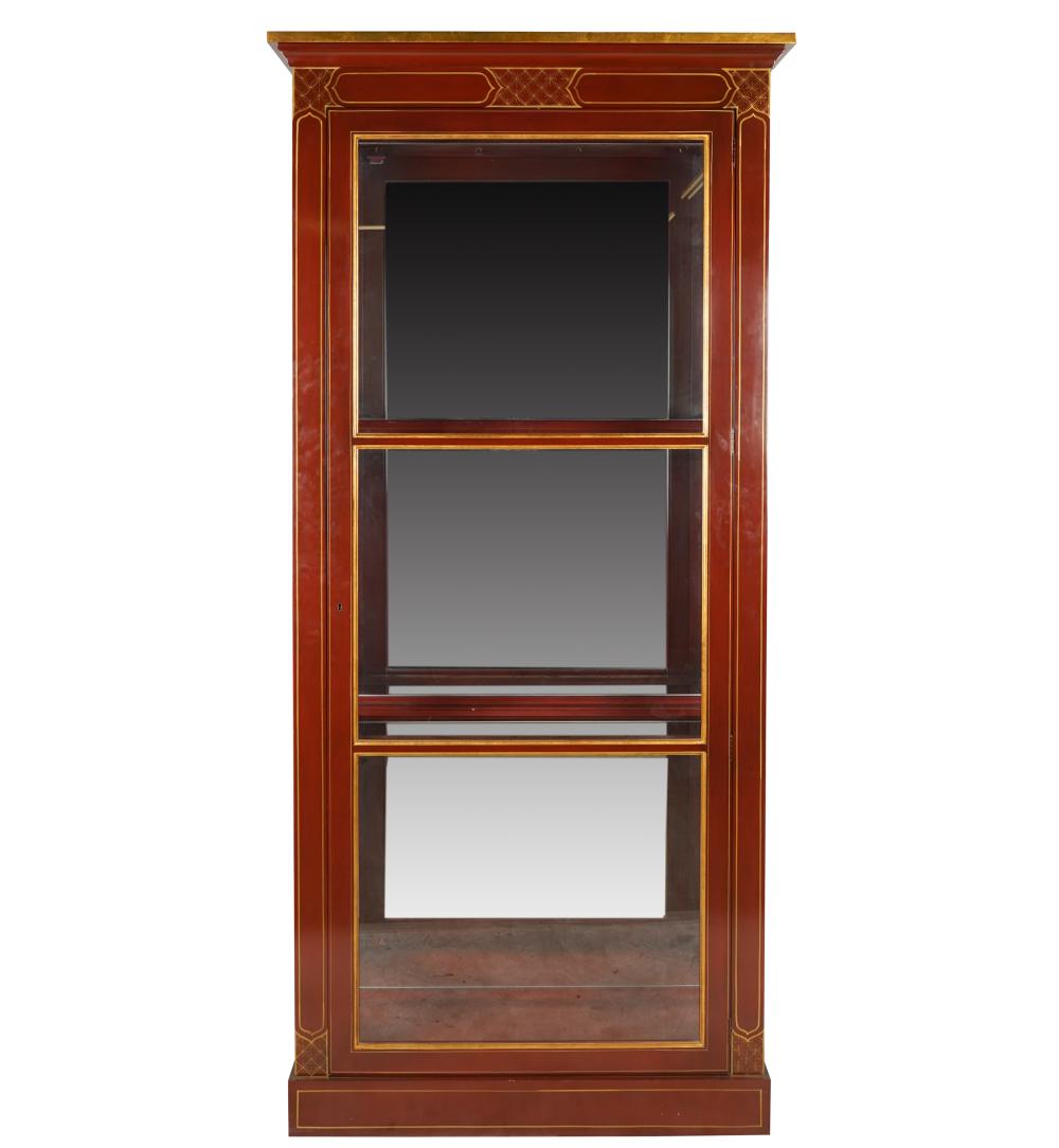 BAKER RED GILT PAINTED DISPLAY 3302dc
