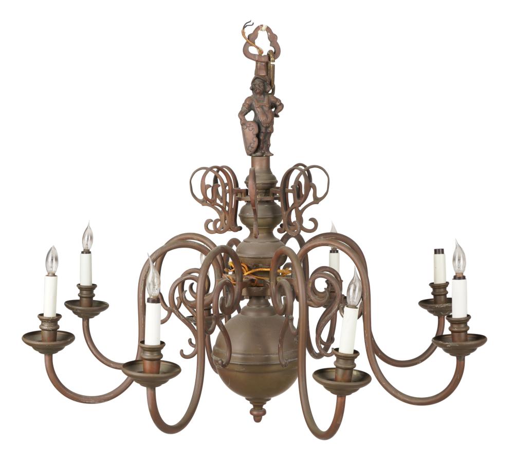 SCANDINAVIAN BAROQUE STYLE BRASS 33033d