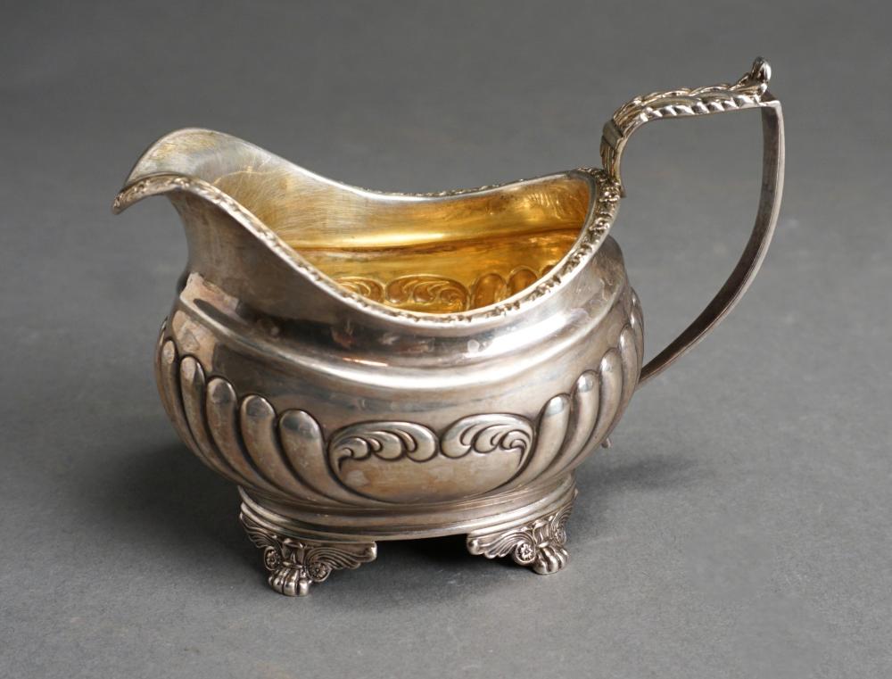 GEORGE III STERLING SILVER CREAMER  3303a1