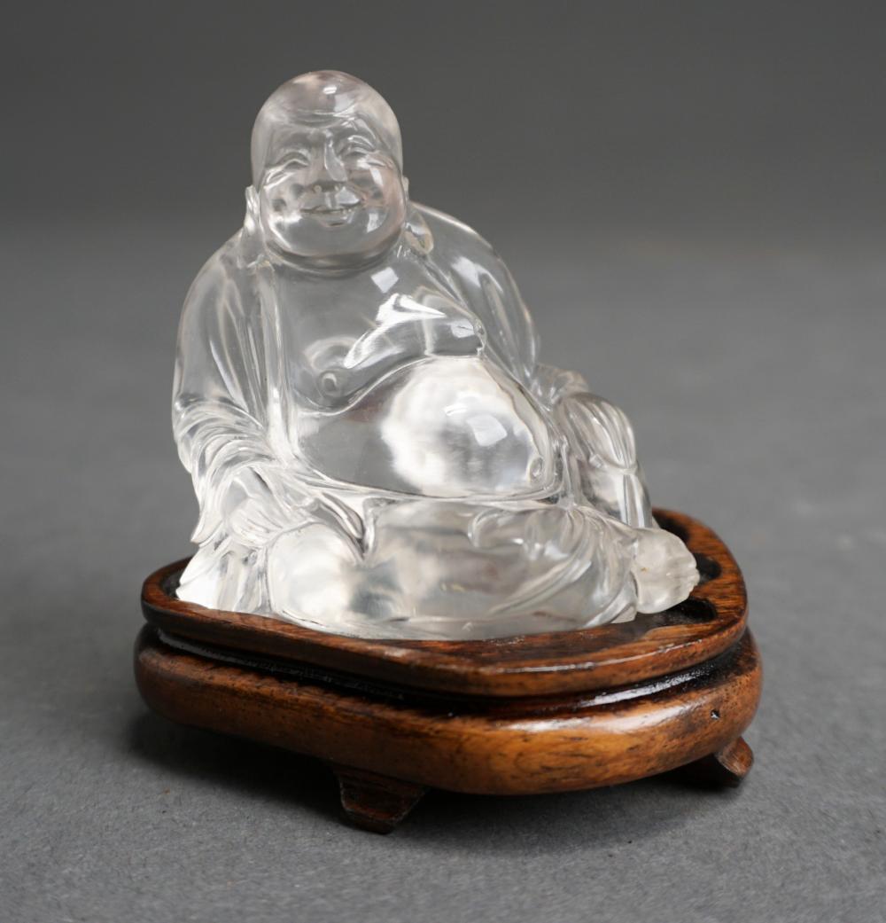 CHINESE ROCK CRYSTAL FIGURE OF 3303ce