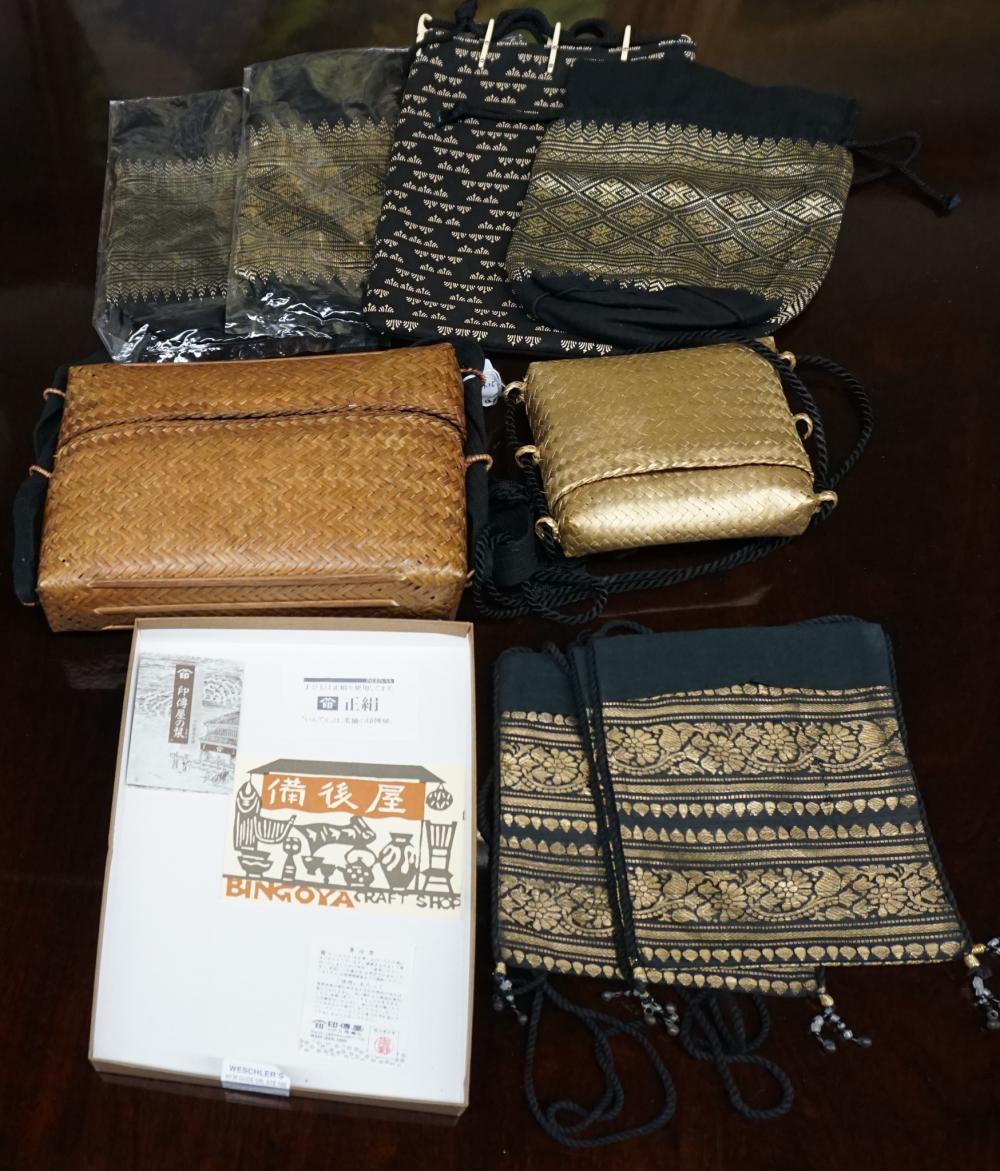 JAPANESE LEATHER BAG AND OTHER