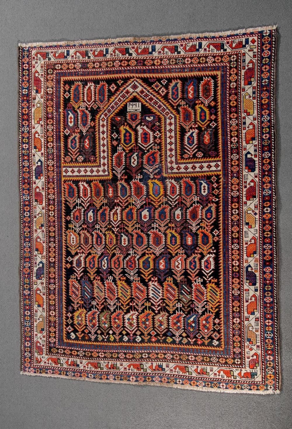 CAUCASIAN PRAYER RUG, MID-20TH