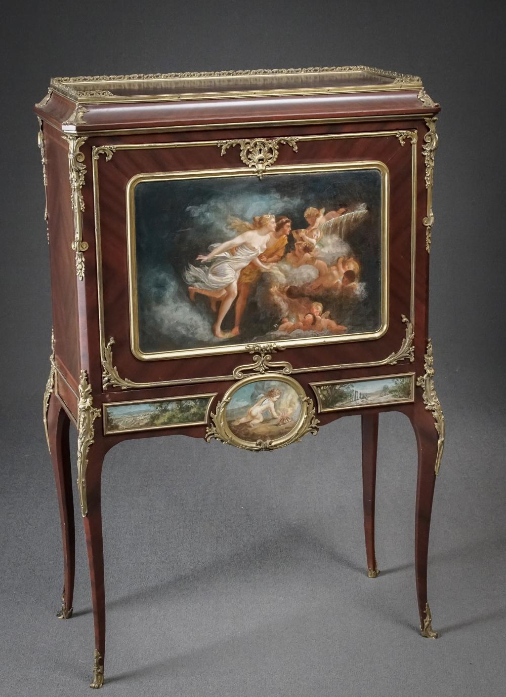 LOUIS XV STYLE ORMOLU MOUNTED PARQUETRY 3305b4