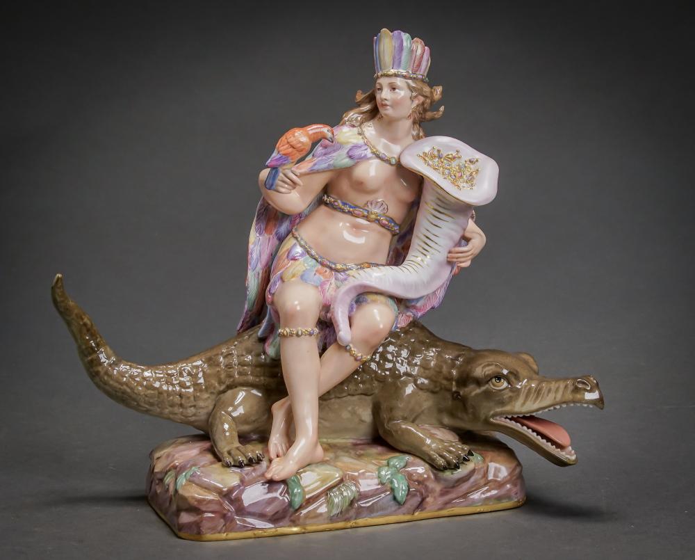 MEISSEN ALLEGORICAL FIGURAL GROUP 3305d1