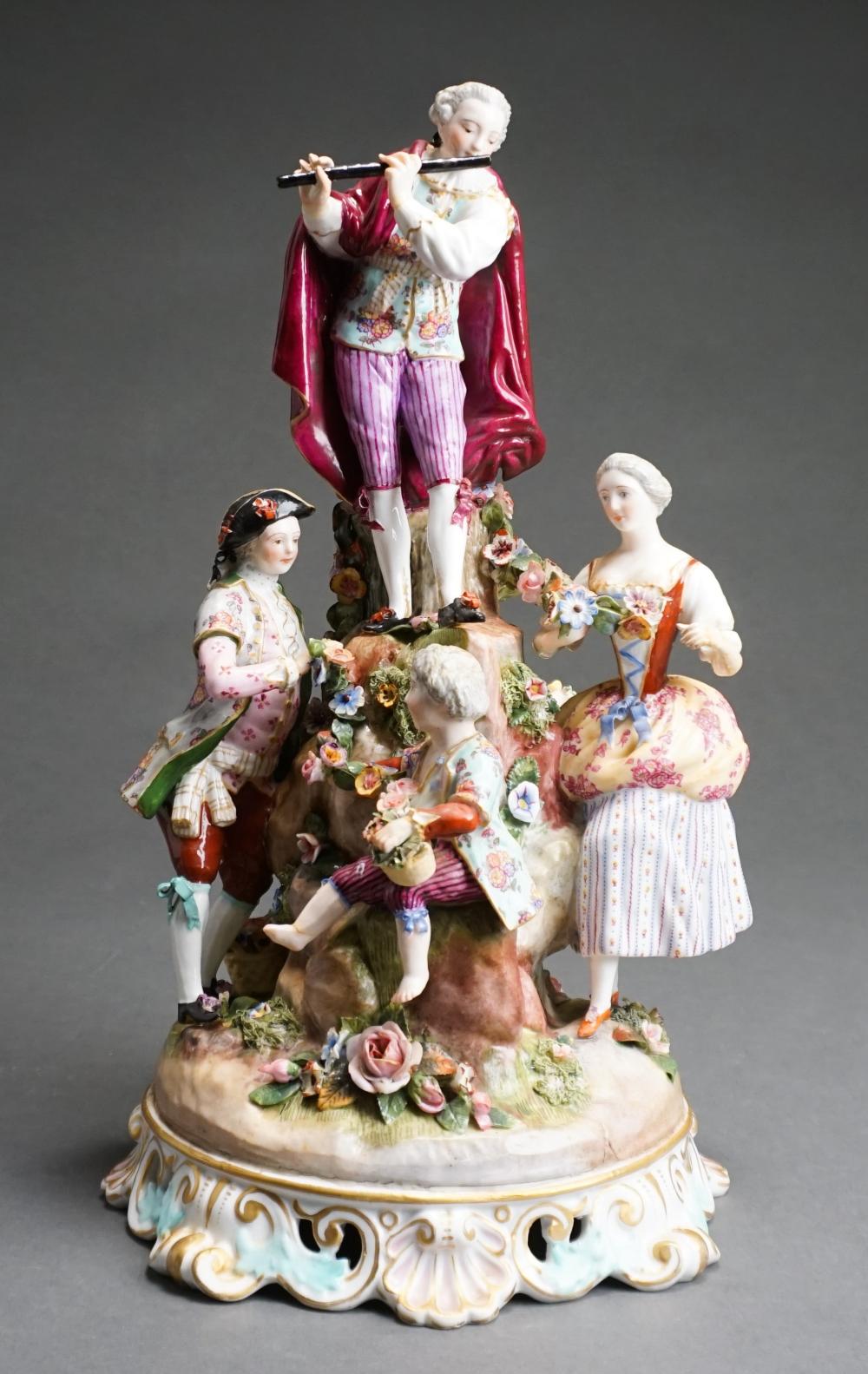 GERMAN PORCELAIN FIGURAL GROUP