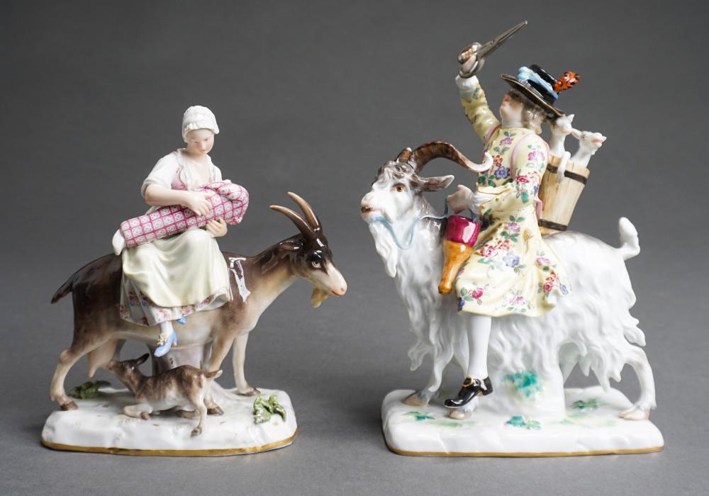 TWO MEISSEN FIGURES OF THE WIFE  33062a