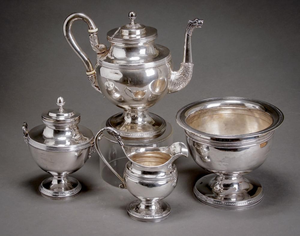 AMERICAN SILVER FOUR PIECE TEA 330636