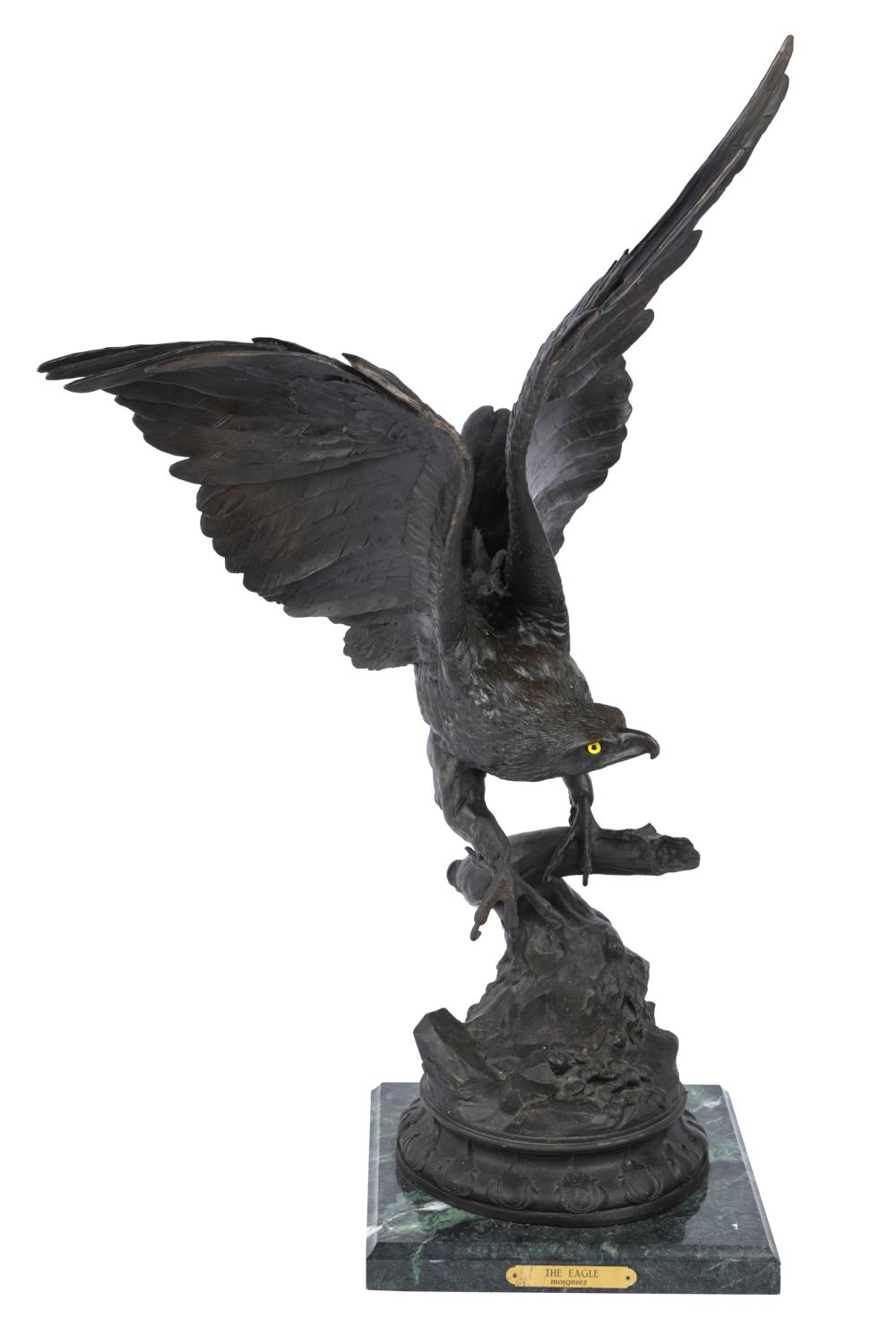 JULES MOIGNIEZ 1835 1894 EAGLEbronze  33066f