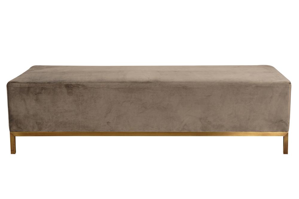CONTEMPORARY UPHOLSTERED BENCHcovered
