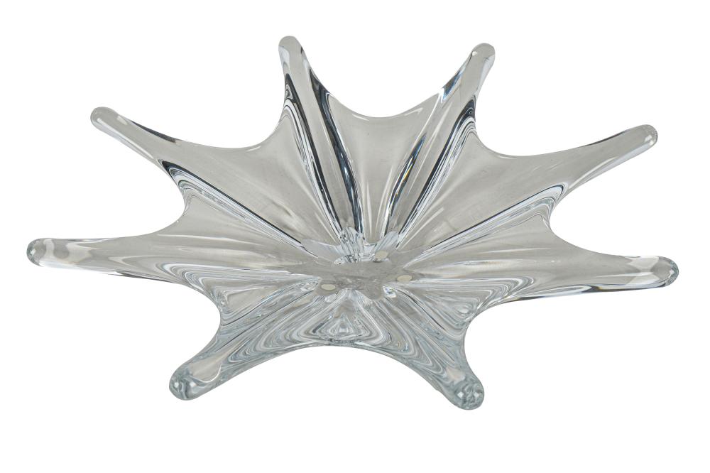 BACCARAT CRYSTAL STARFISH BOWLmarked 332dc2