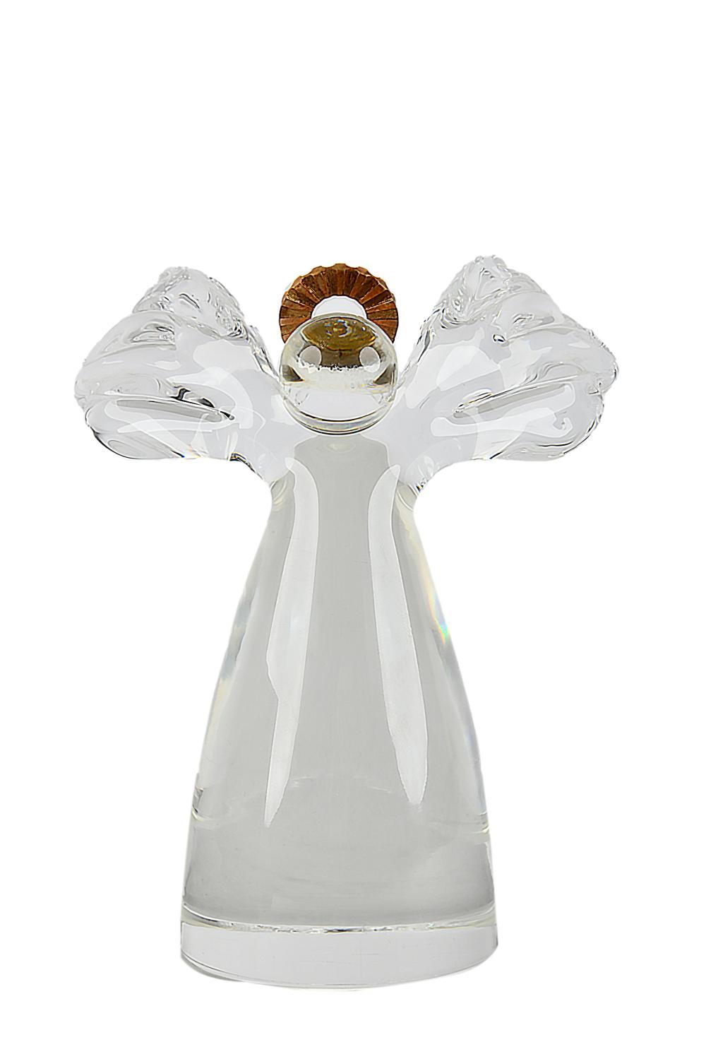 STEUBEN CRYSTAL ANGEL FIGUREsigned