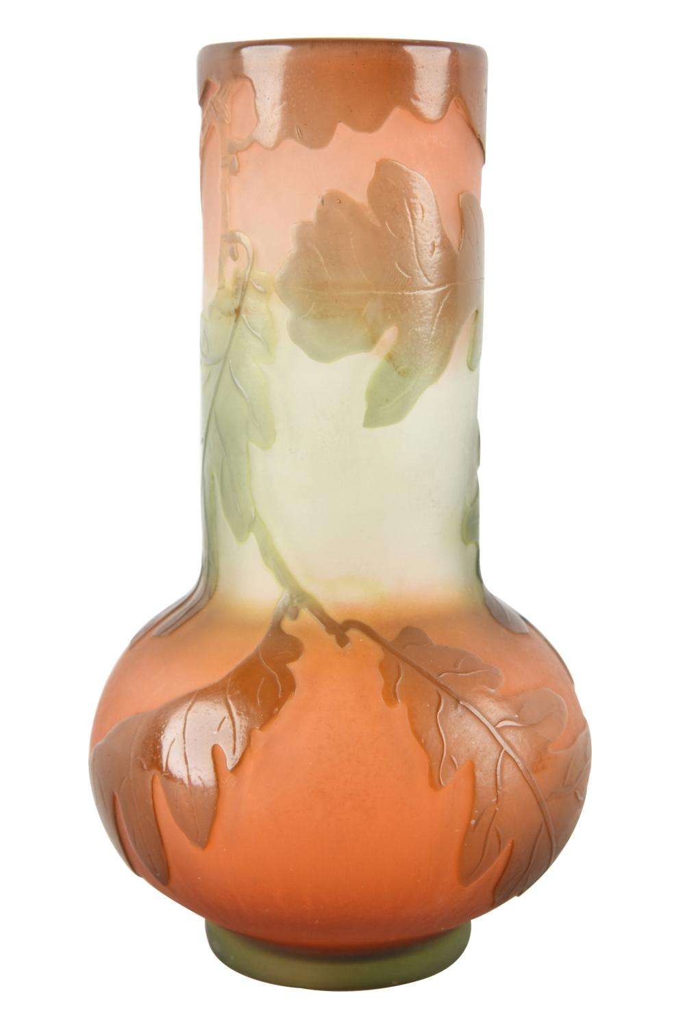 EMILE GALLE: CAMEO GLASS VASEsigned