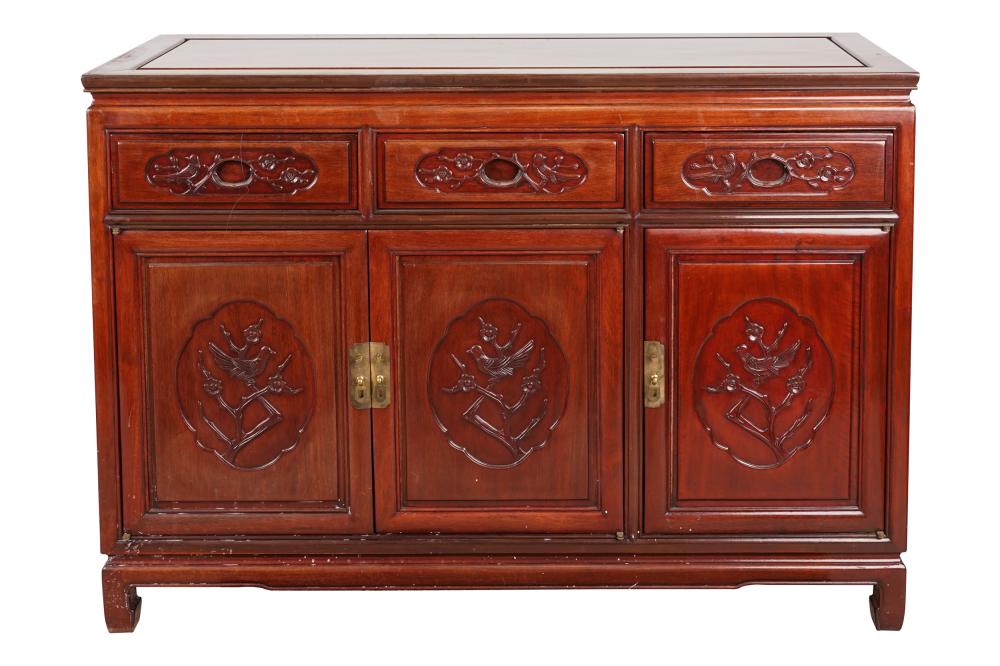 CHINESE CARVED WOOD CABINETsecond 332e95