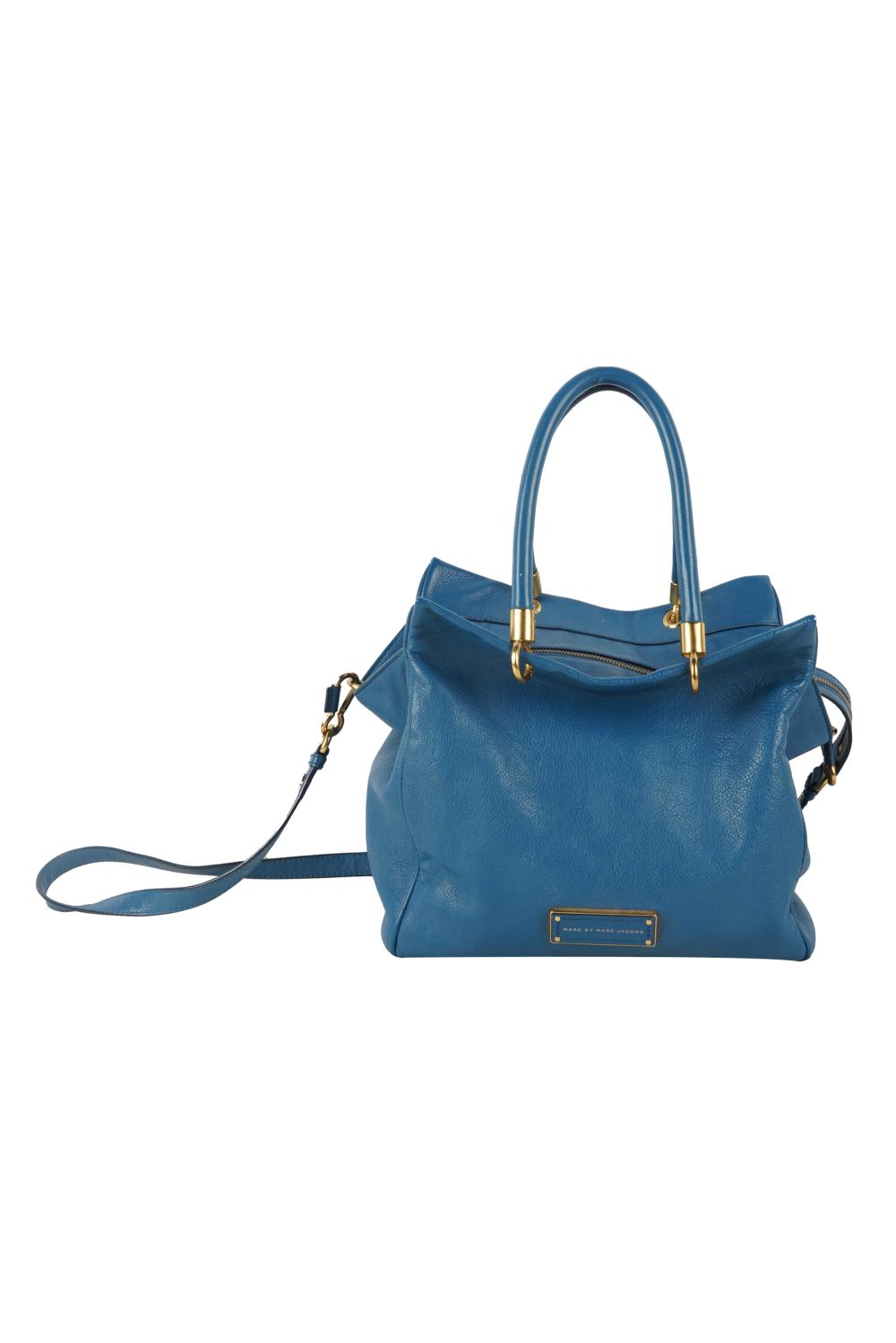 MARC JACOBS BLUE HANDBAGwith double 332f03