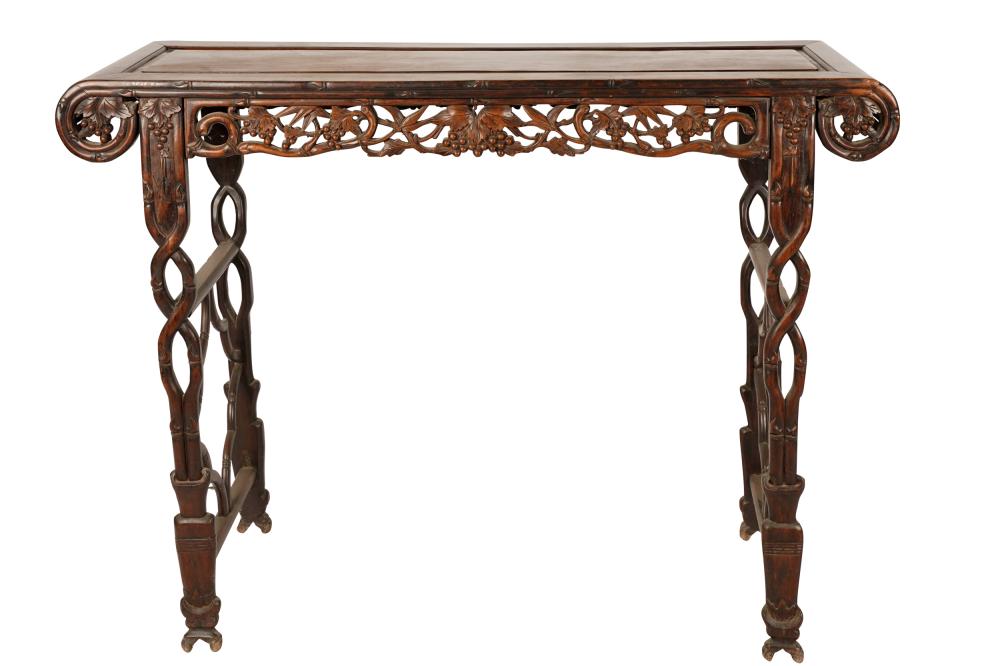 CHINESE CARVED HARDWOOD ALTAR TABLEwith
