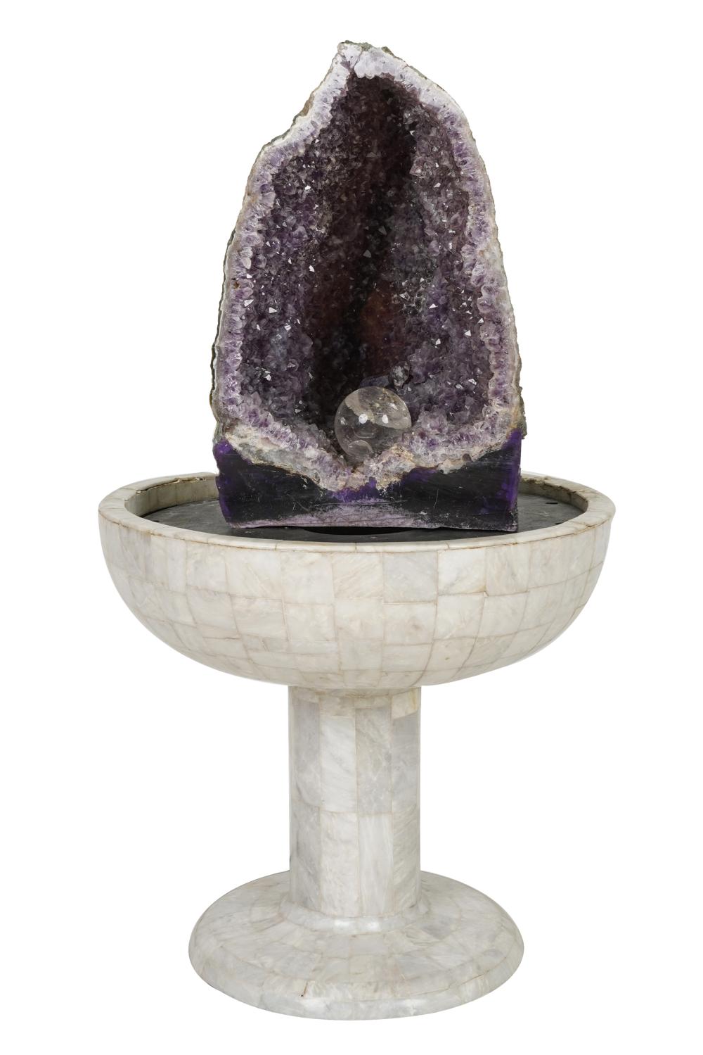 AMETHYST SPECIMEN GEODE FOUNTAINspecimen