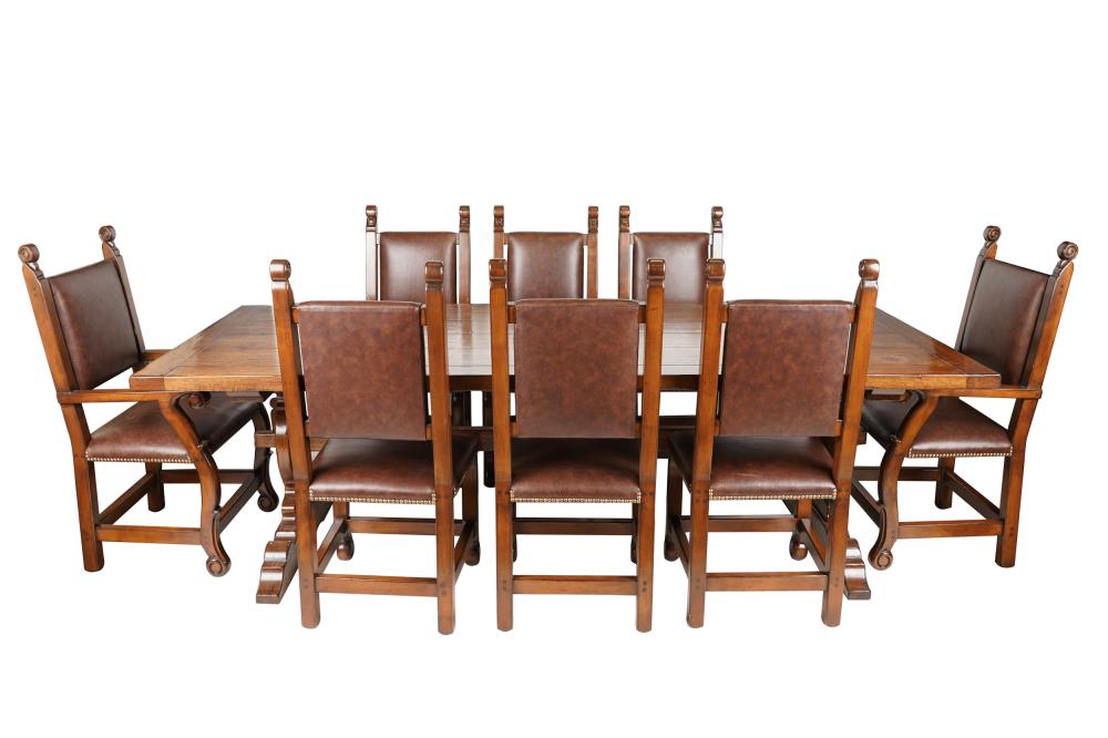 SPANISH REVIVAL DINING SETlate 332fca