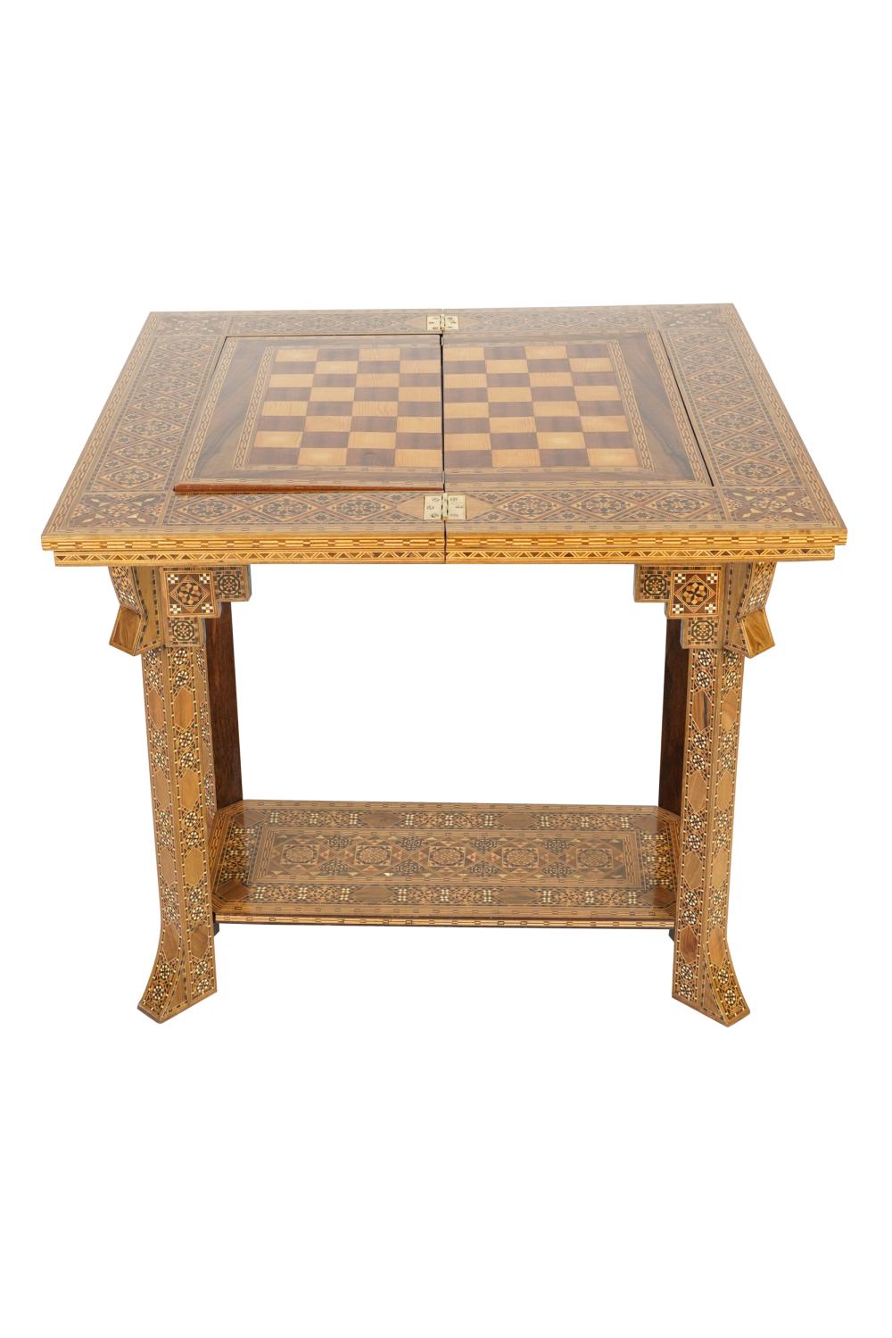 NORTH AFRICAN INLAID GAMES TABLEwith