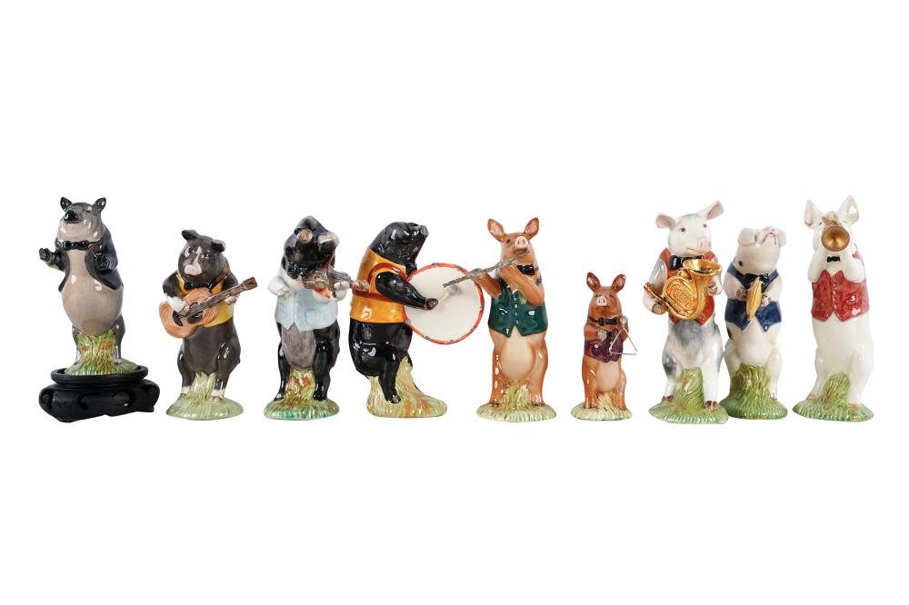 BESWICK PORCELAIN PIG BANDblack