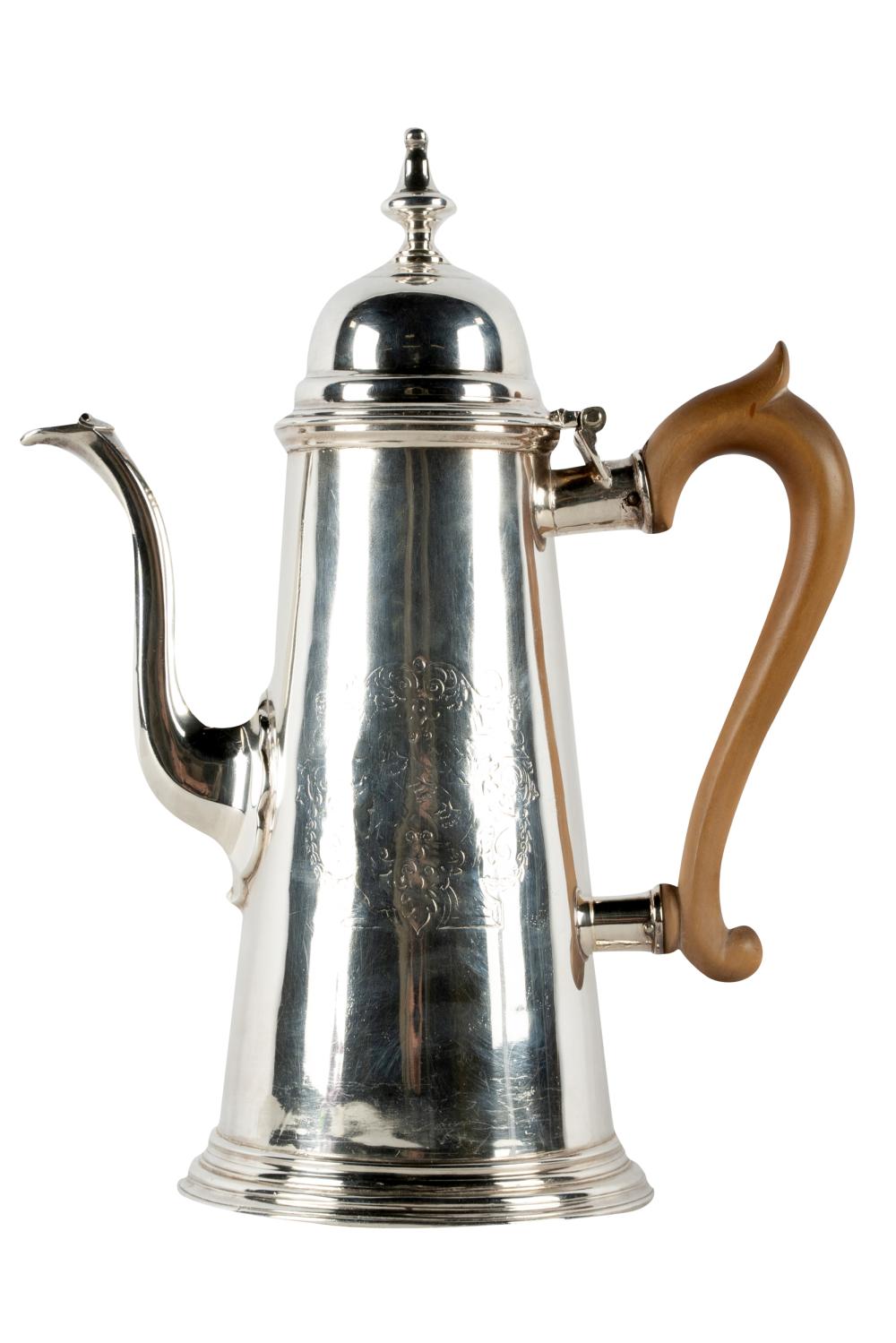 ENGLISH STERLING COFFEE POTwith 333100