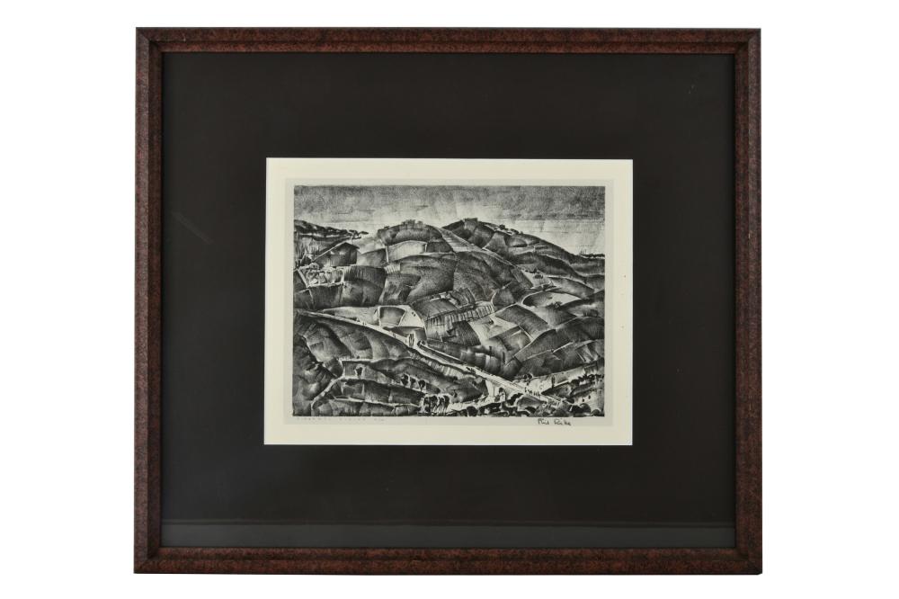 PHIL DIKE GERENTI SICILY engraving  33312b