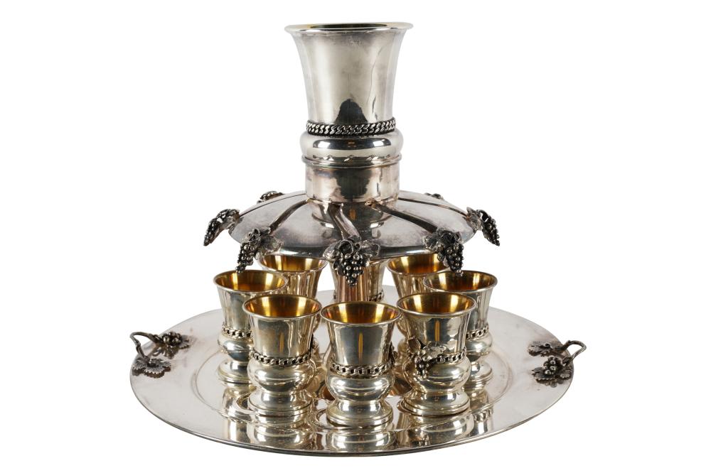 ISRAELI SILVER CUP SETwith one