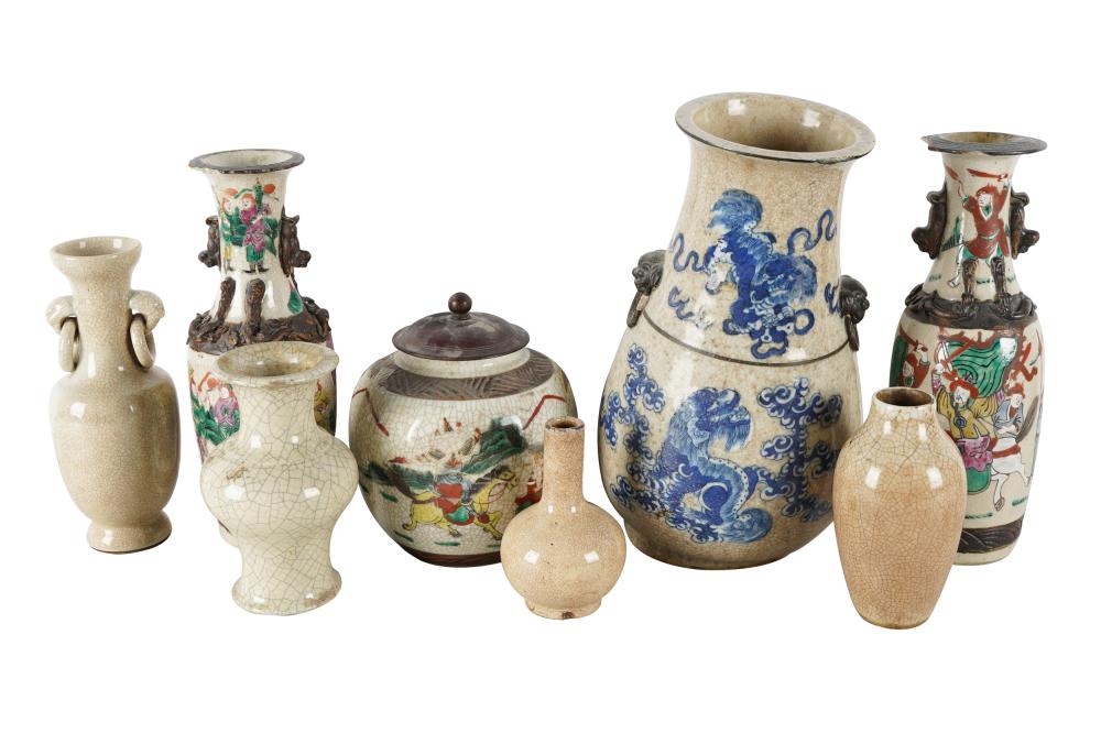 COLLECTION OF CHINESE CRACKLEWARE 333153