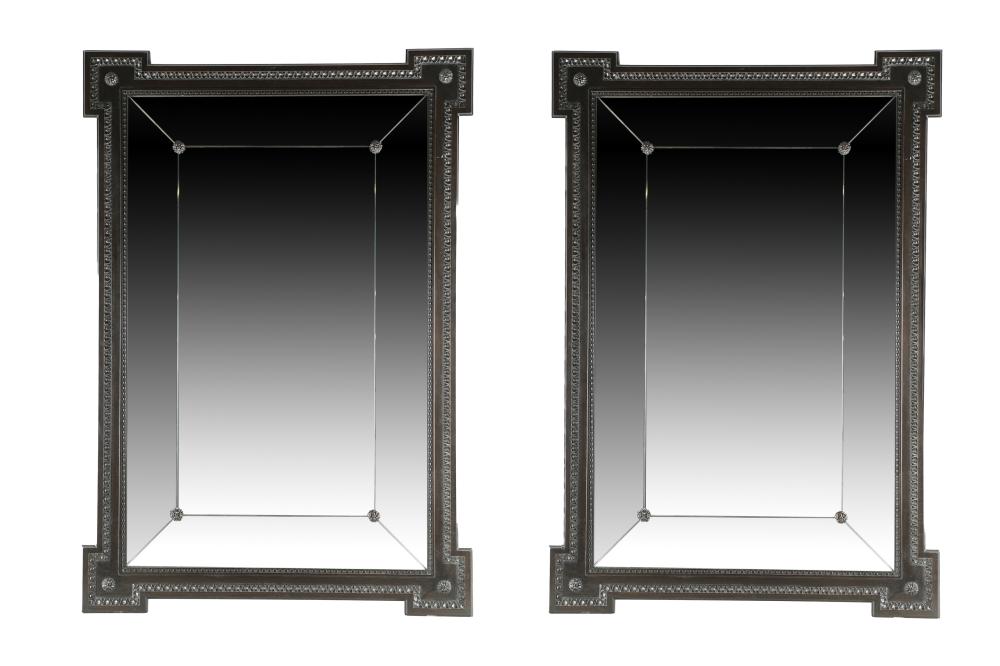 PAIR OF PAINTED WALL MIRRORSeach 333281