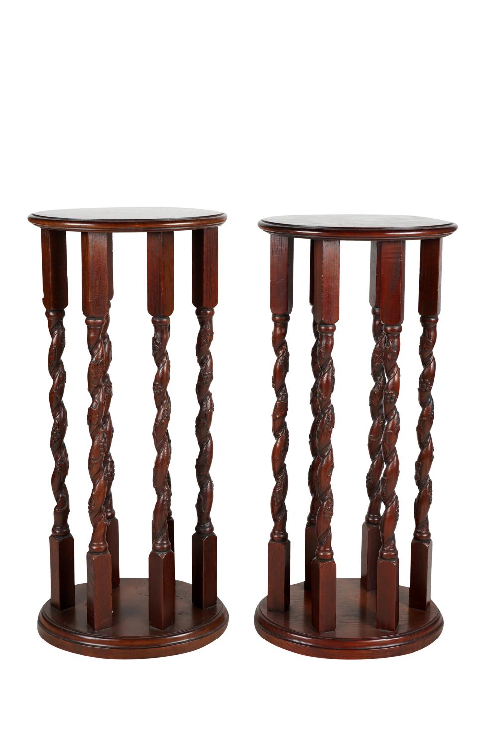 RAYMOND ENKEBOLL: PAIR OF CARVED