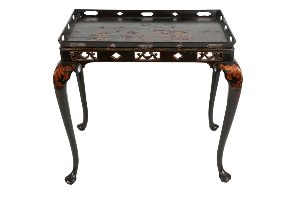 CHINOISERIE TEA TABLEwith gallery 3332d1