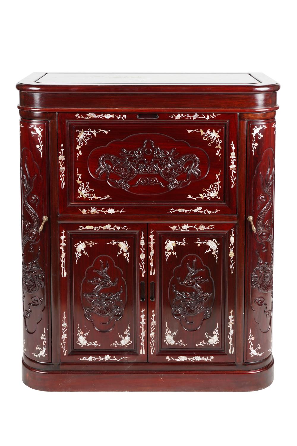 CHINESE INLAID BAR CABINETcontemporary 3332d5