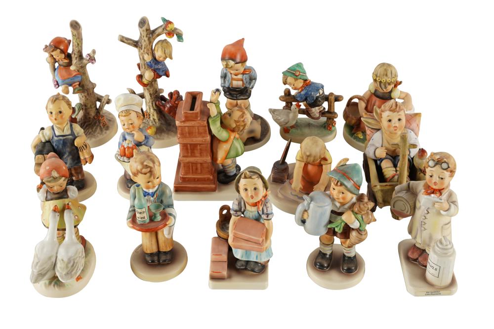COLLECTION OF HUMMEL FIGURINEScomprising 3332d7