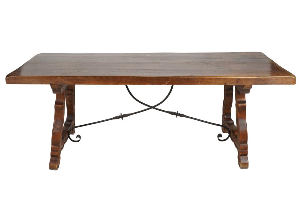 COUNTRY TRESTLE DINING TABLEwith 3332ea