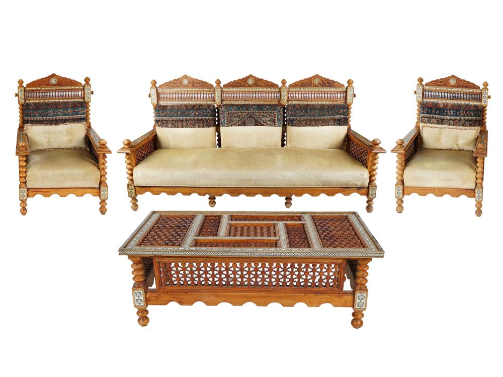 LEVANTINE INLAID SALON SUITEcomprising  333398