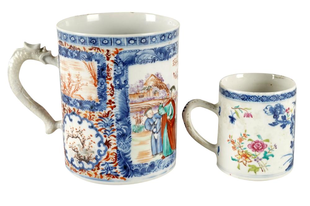 TWO CHINESE EXPORT PORCELAIN CUPSeach