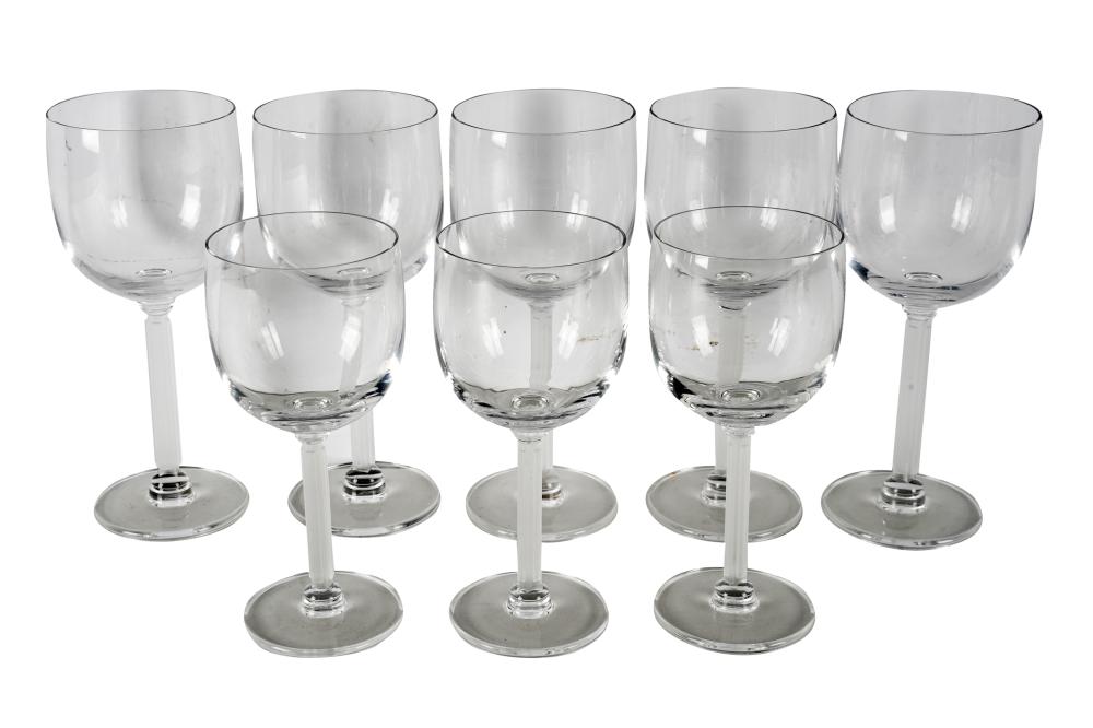 GLASS STEMWARE SERVICEunsigned  3333f9