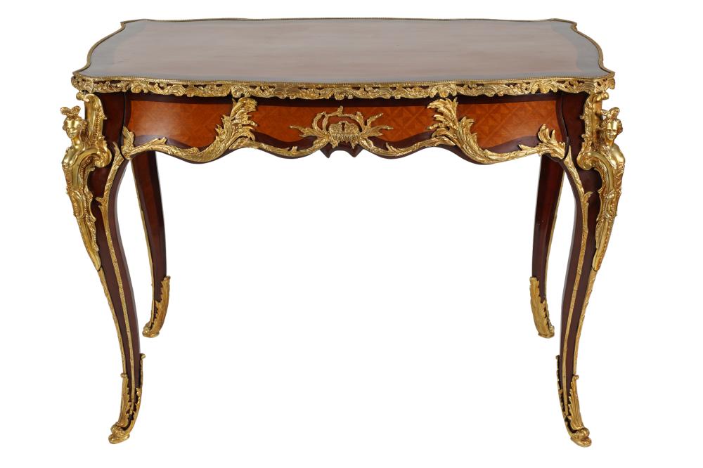 LOUIS XV-STYLE GILT BRONZE-MOUNTED