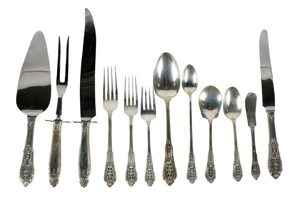 WALLACE 'ROSE POINT' STERLING FLATWARE