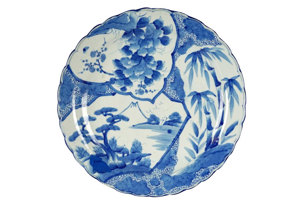 JAPANESE BLUE AND WHITE PORCELAIN