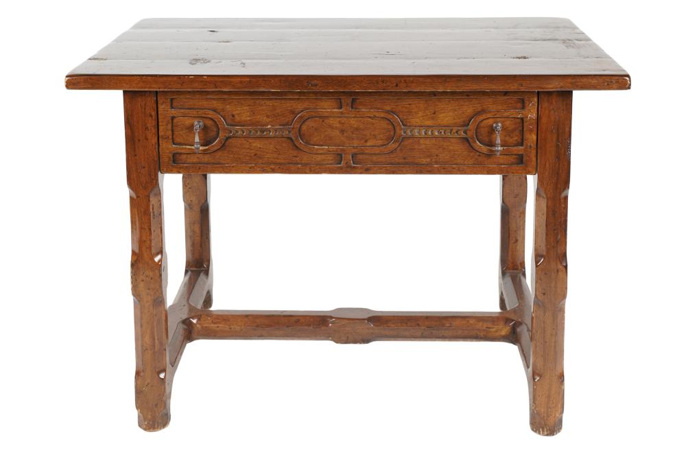 CARVED WALNUT TABLElate 20th century,