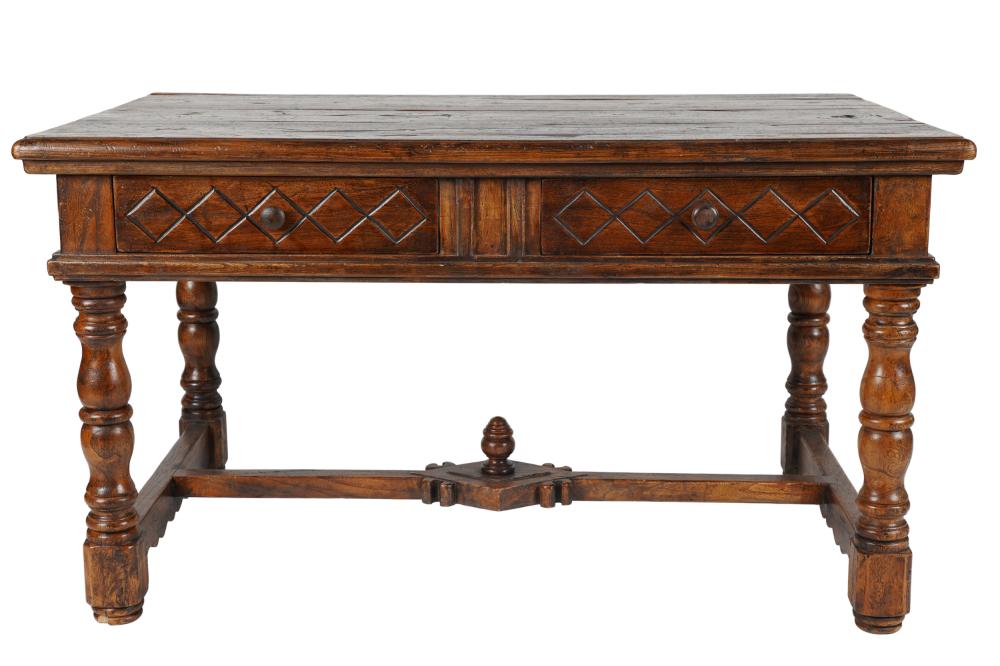 RENAISSANCE STYLE CARVED WOOD TABLEwith 3334ab