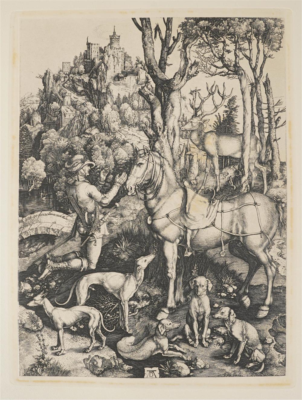 AFTER ALBRECHT DURER SAINT EUSTACE20th 3334ae